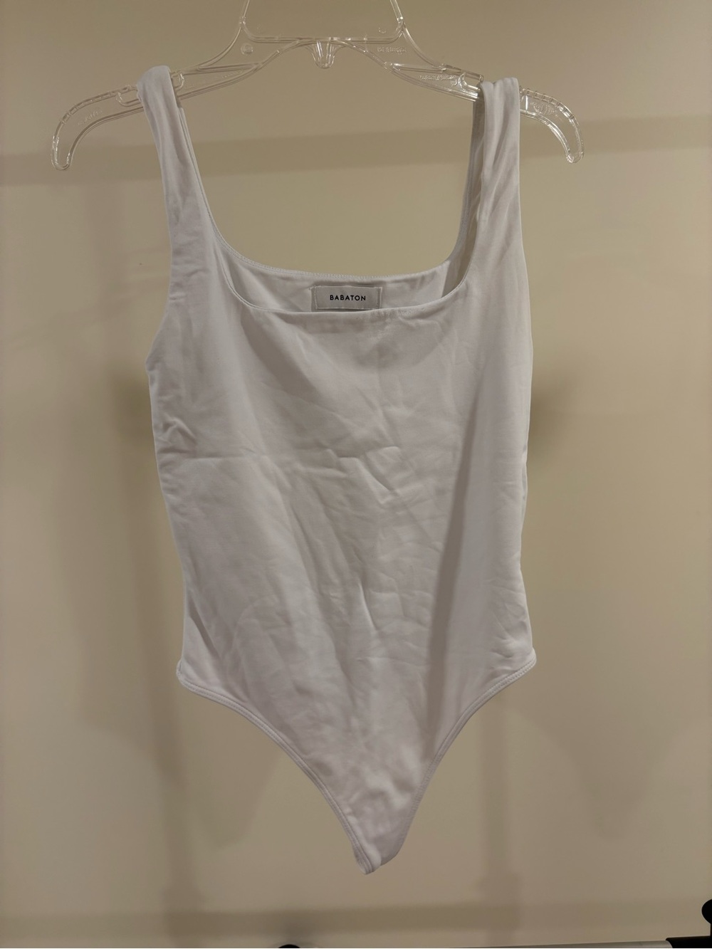 Babaton White One-Piece Bodysuit